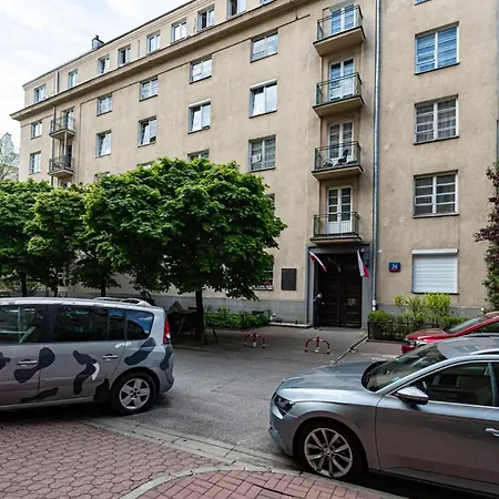 Apartment Mianowskiego 24 Red - Wifi Smart Tv W Pelni Wyposazona Kuchnia Warsaw